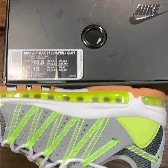 • NIKE AIR MAX 97/HAVEN/CLOT Volt/Dark Grey-pure - Picture 14 of 16